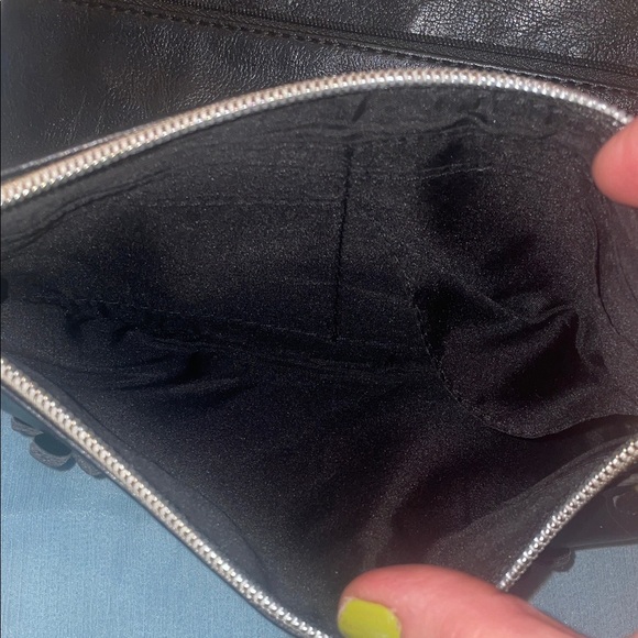 Relic Black Floral Clutch with Gold Accents - Picture 8 of 8